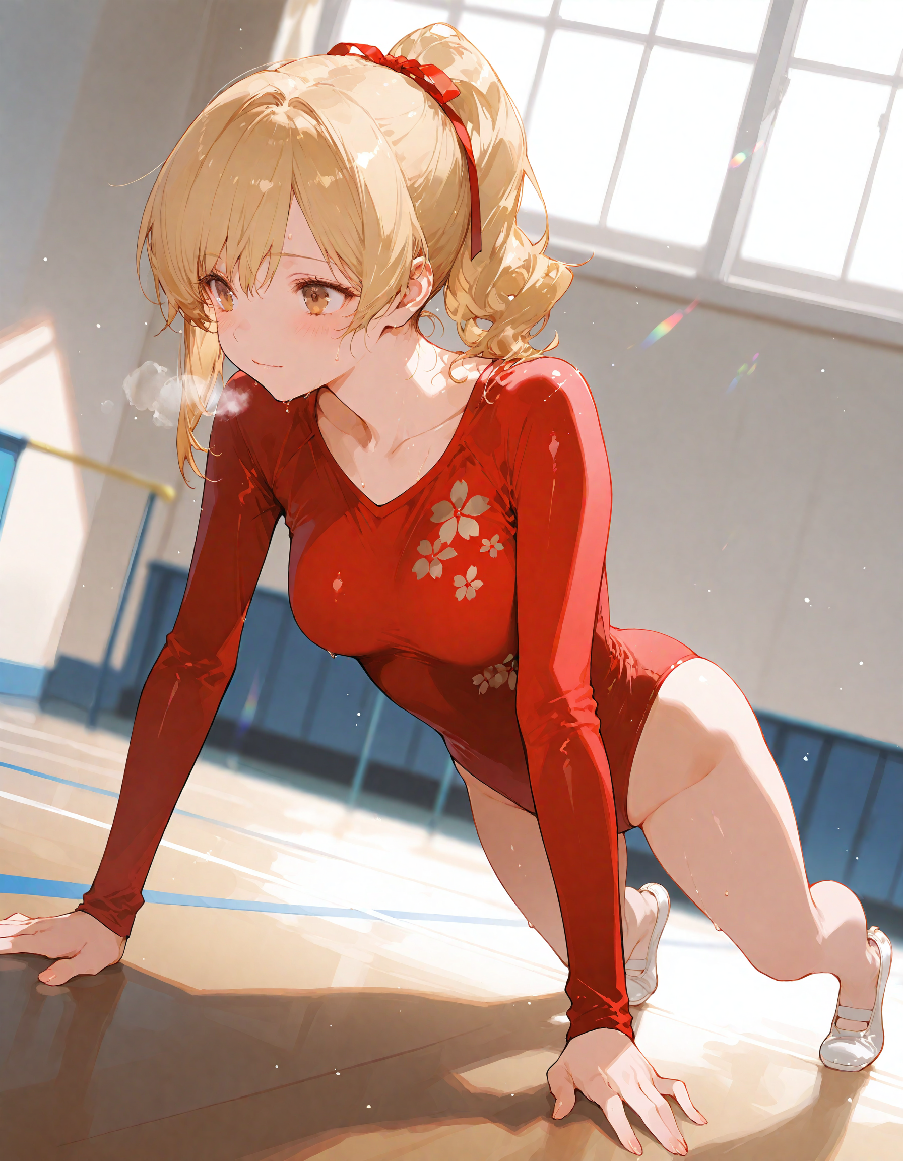 トレーニング中