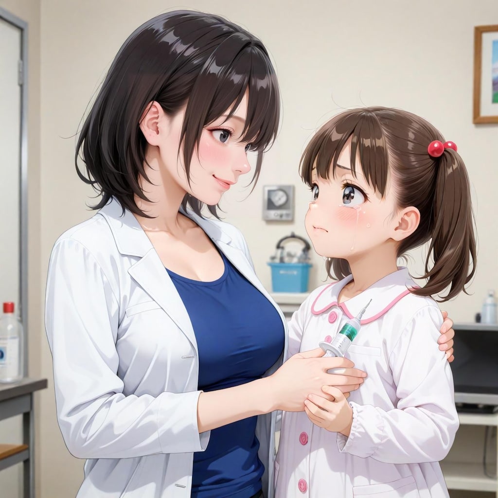 お注射痛くないよ～ぉ