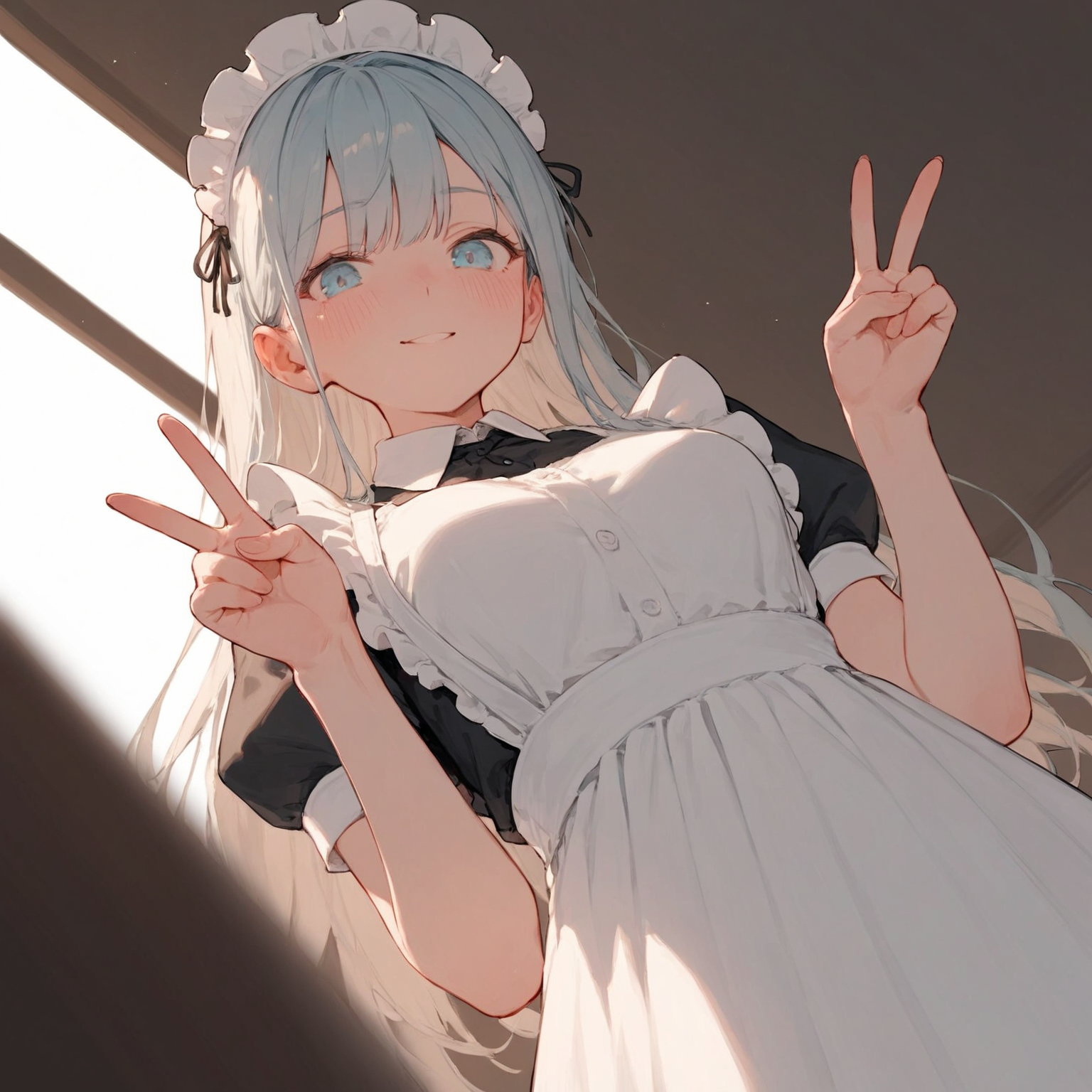 ダブルピースメイドさん