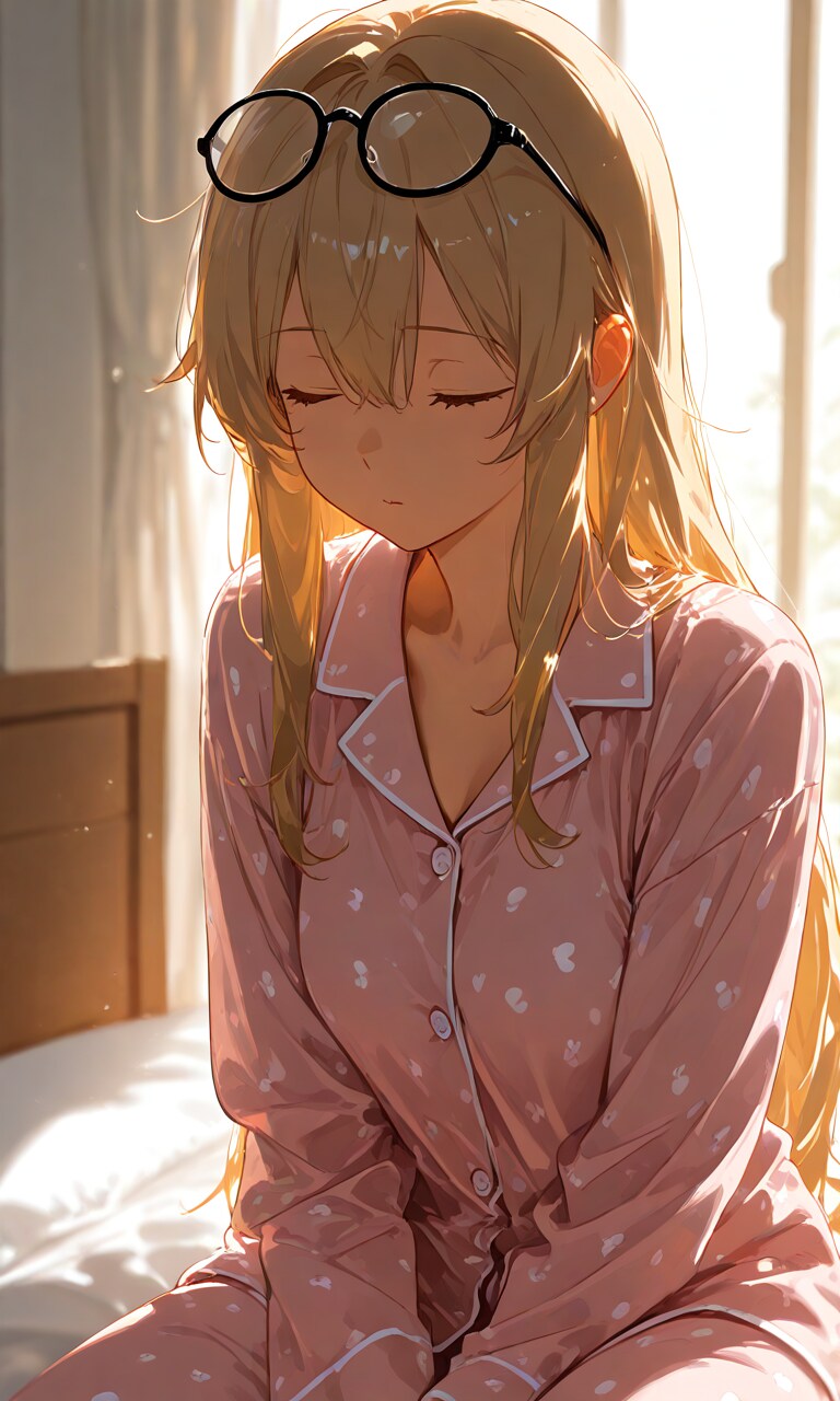 「メガネはどこ……?」 | の人気AIイラスト・グラビア