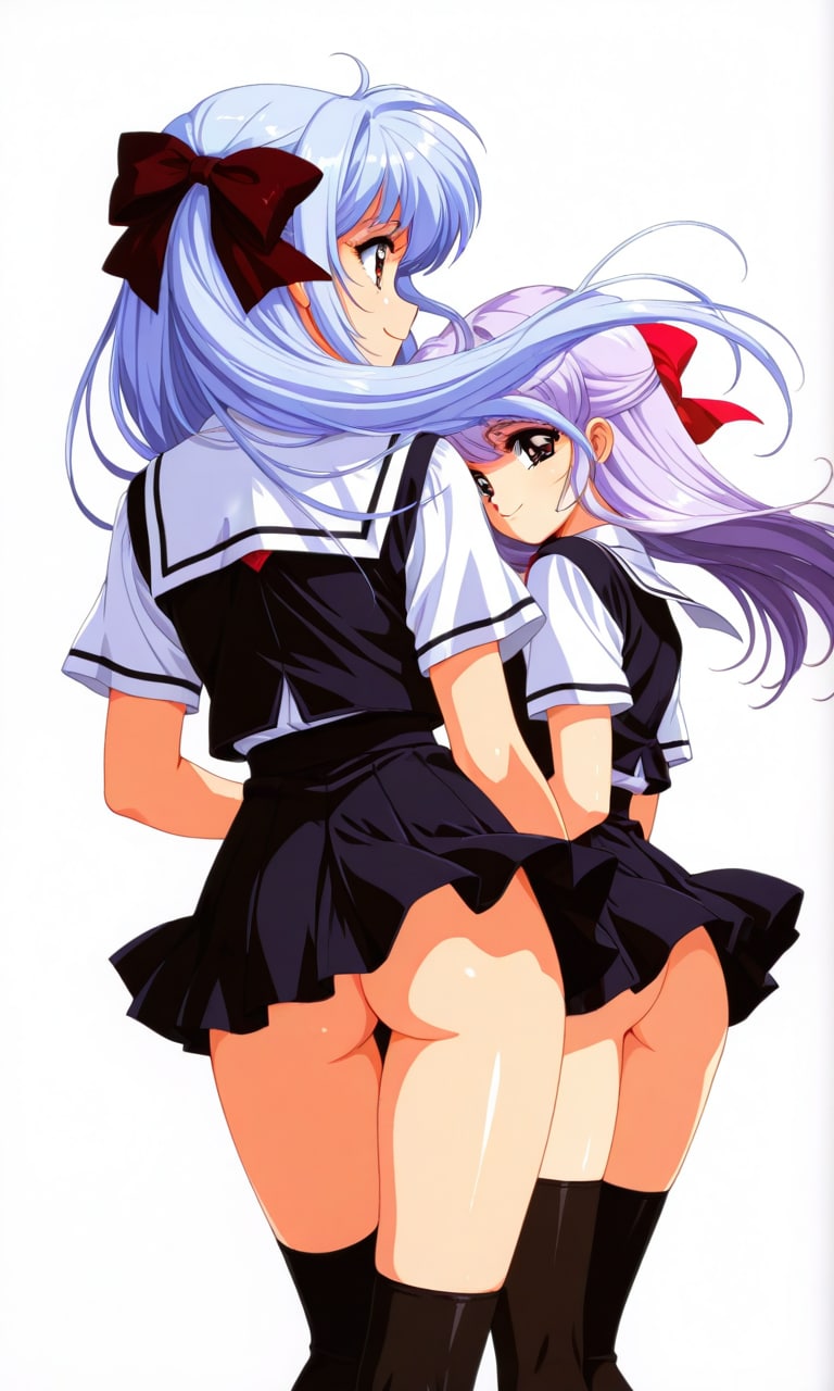 ノーパン制服の女の子