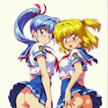 ノーパン制服の女の子 6枚目