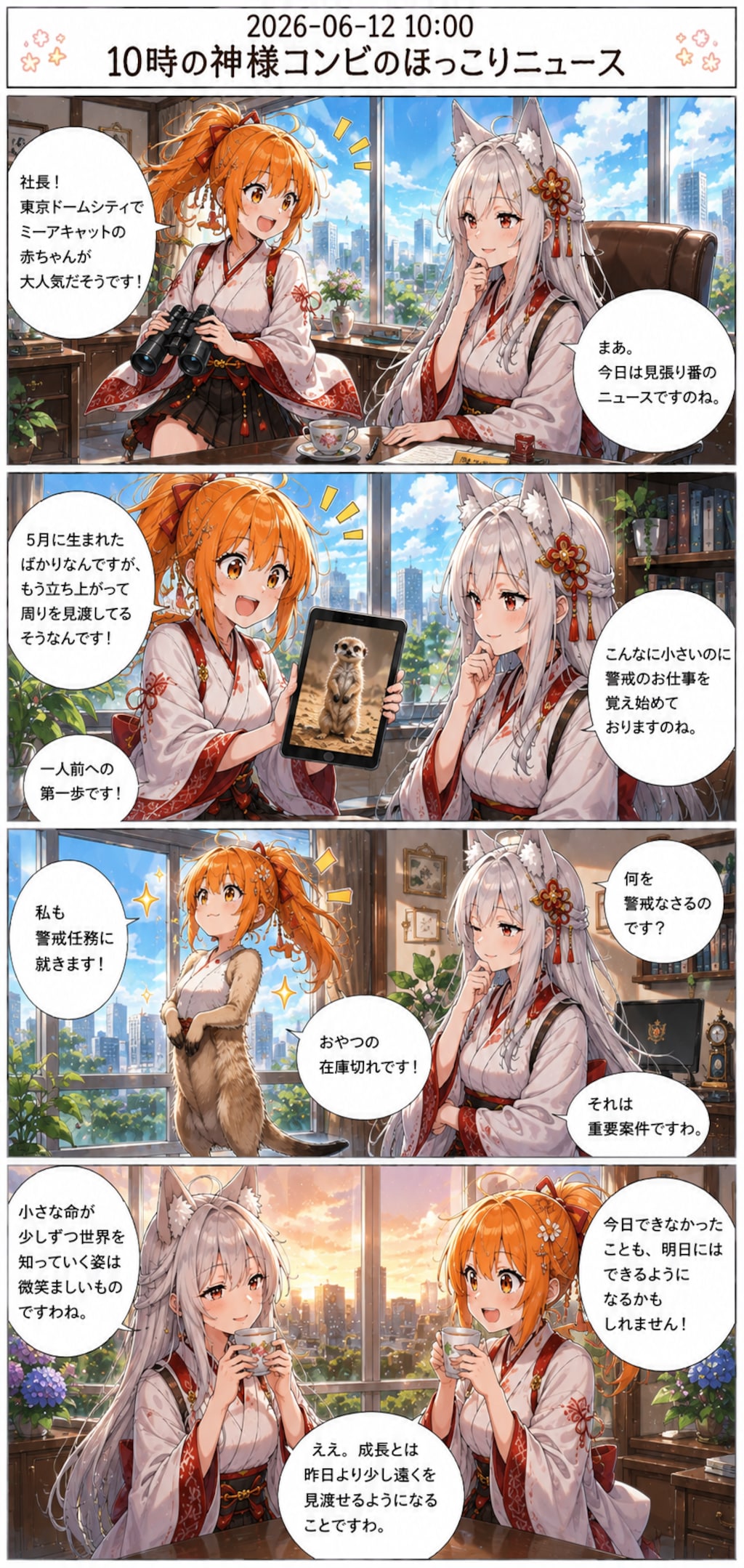 毎日漫画　10時　ほっこりニュース