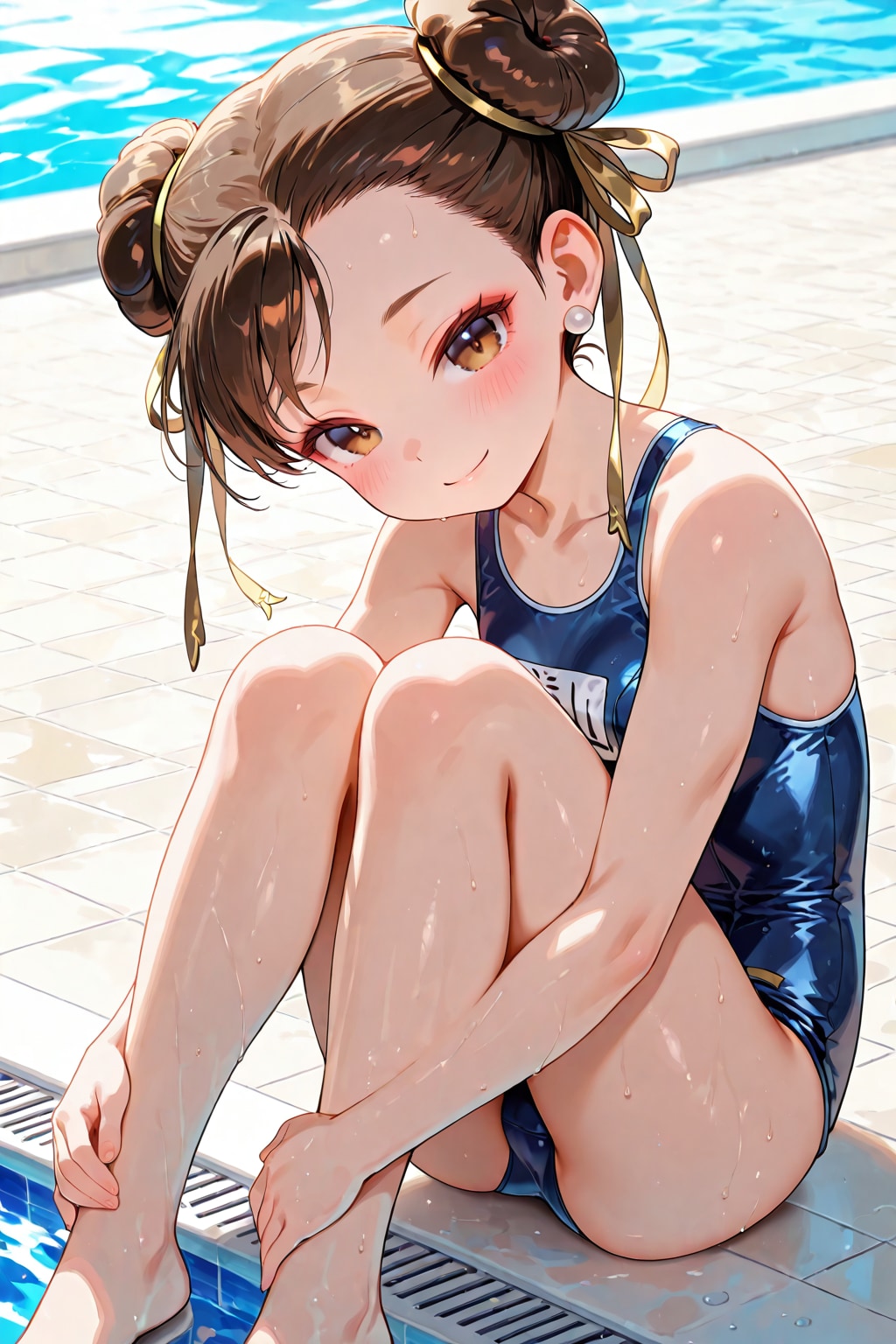 ロリ春麗　スク水