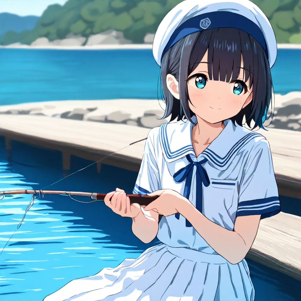 糸、背中に引っかかってるよ