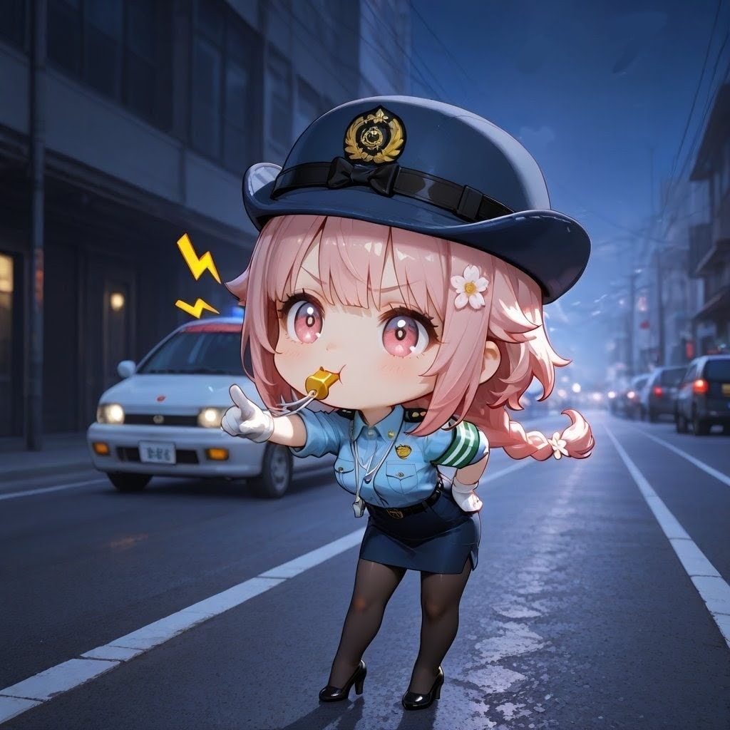 ハロウィン交通整理