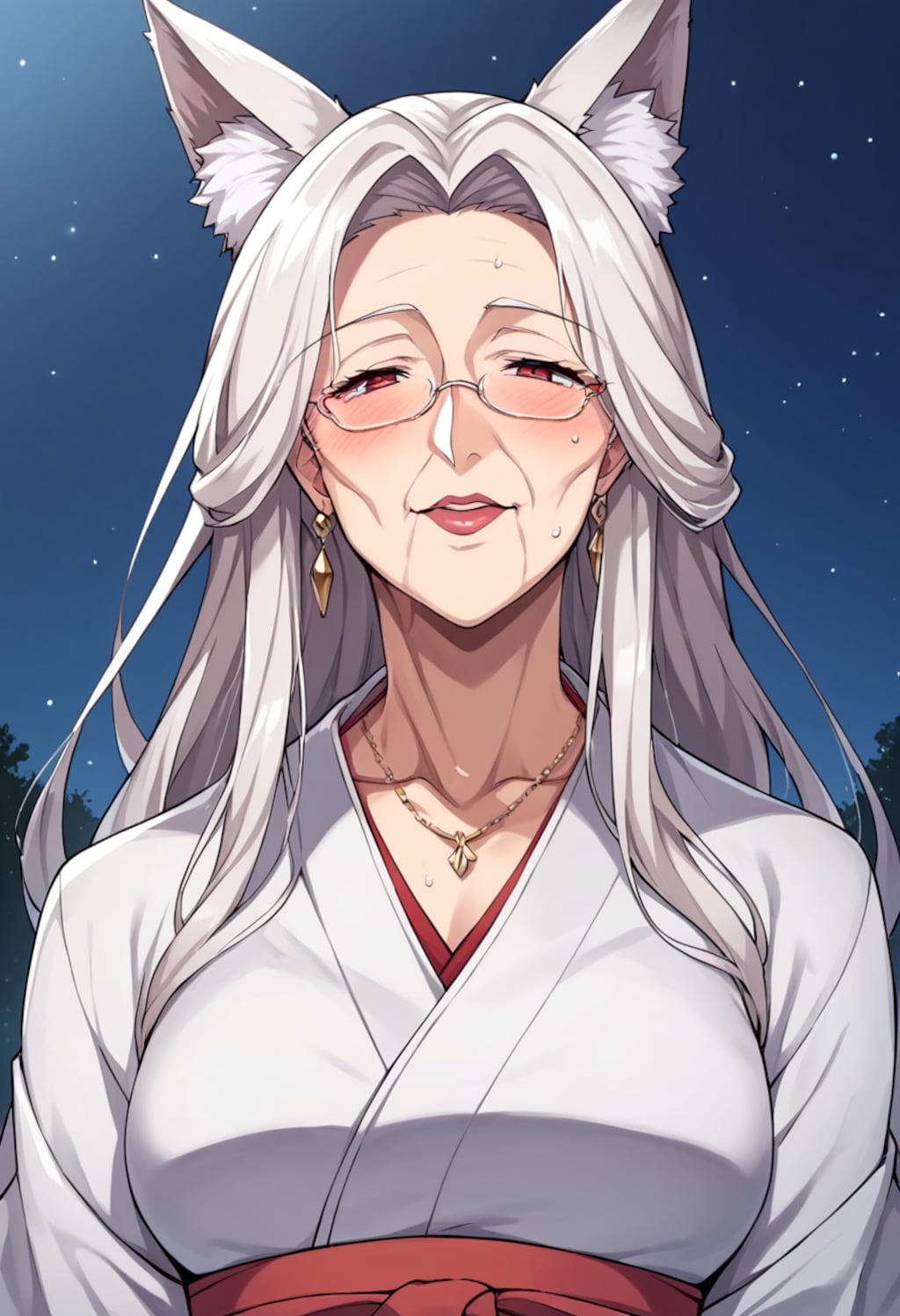 真キツネの御神体様