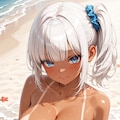 私のビキニ跡を見て…興奮しちゃった？ ふふっ、この絆創膏…剥がしてみたくないの？♡ 4枚目