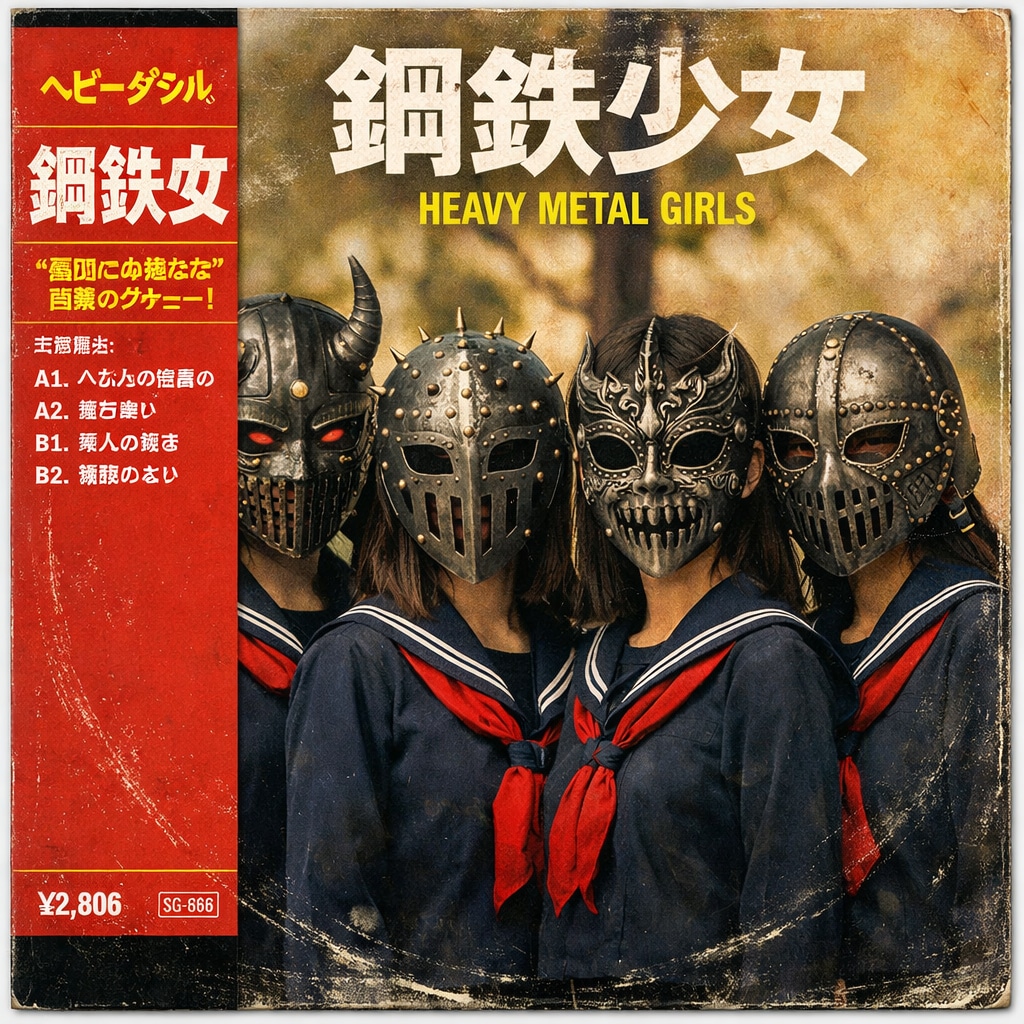 重金属「鋼鉄少女」 | の人気AIイラスト・グラビア