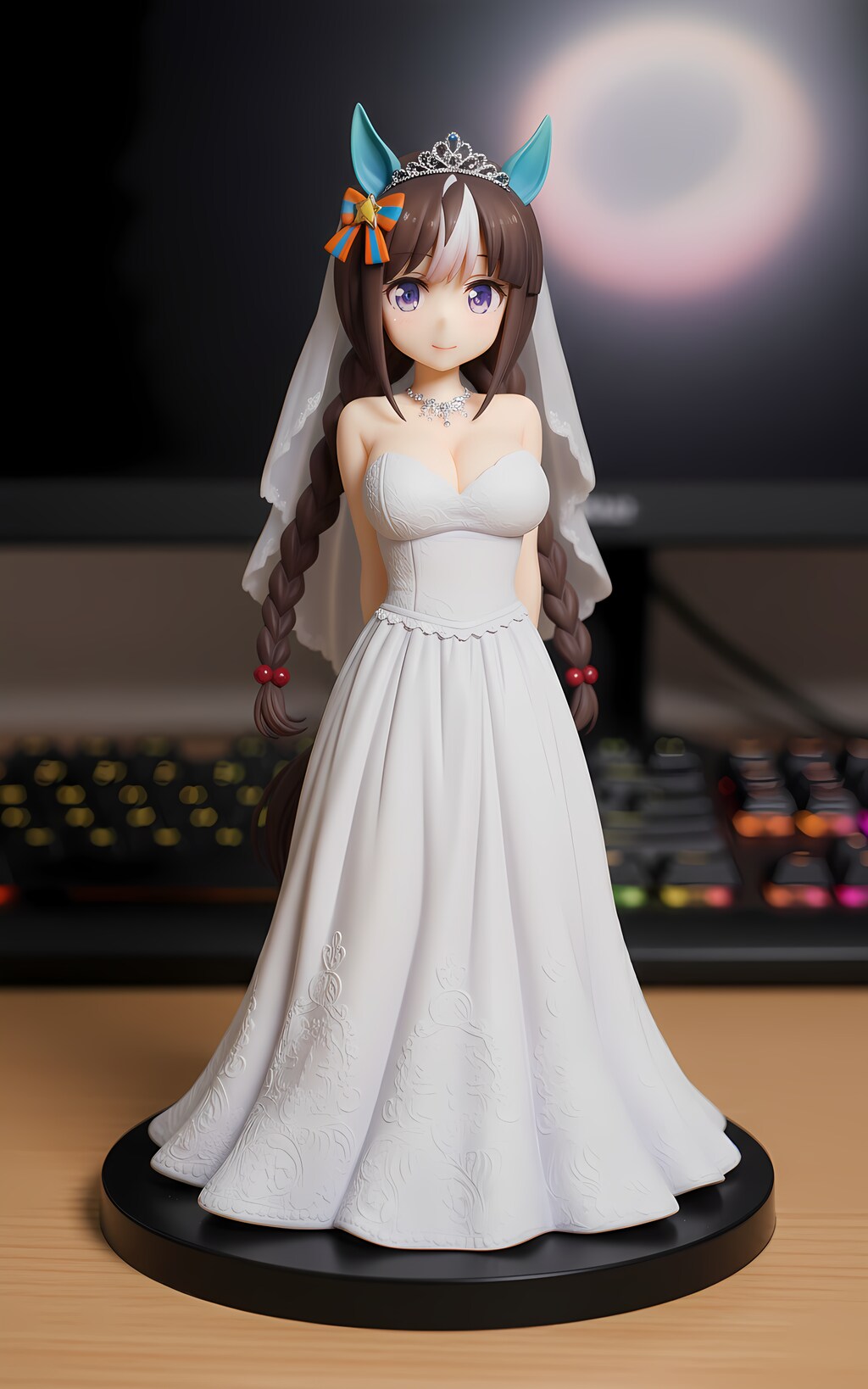 ホッコータルマエ ウエディングドレス フィギュア風