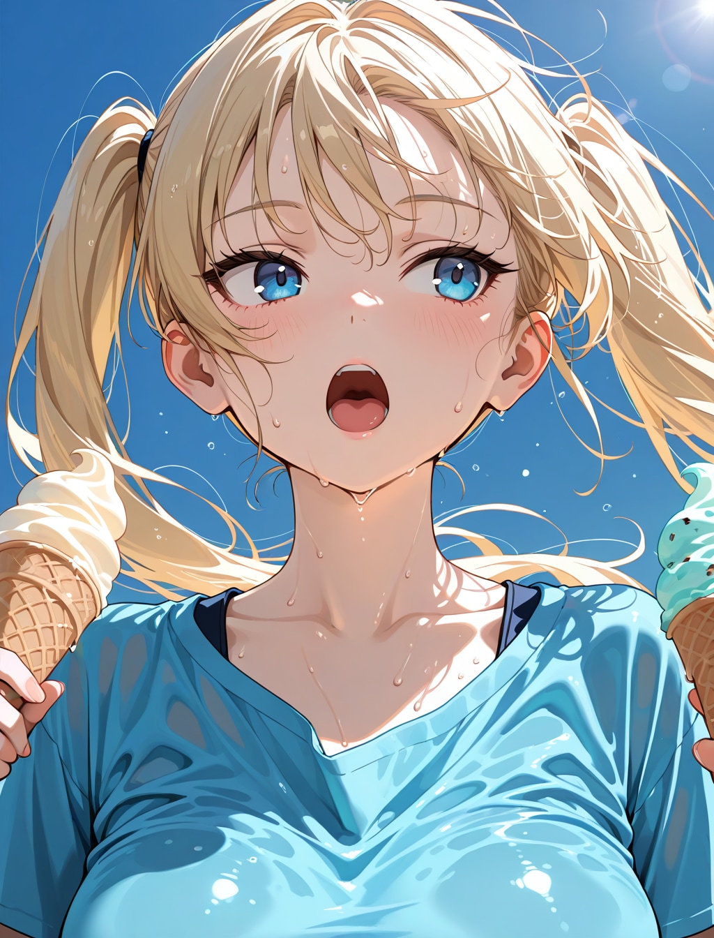 アイス！食べずにいられない！ | の人気AIイラスト・グラビア
