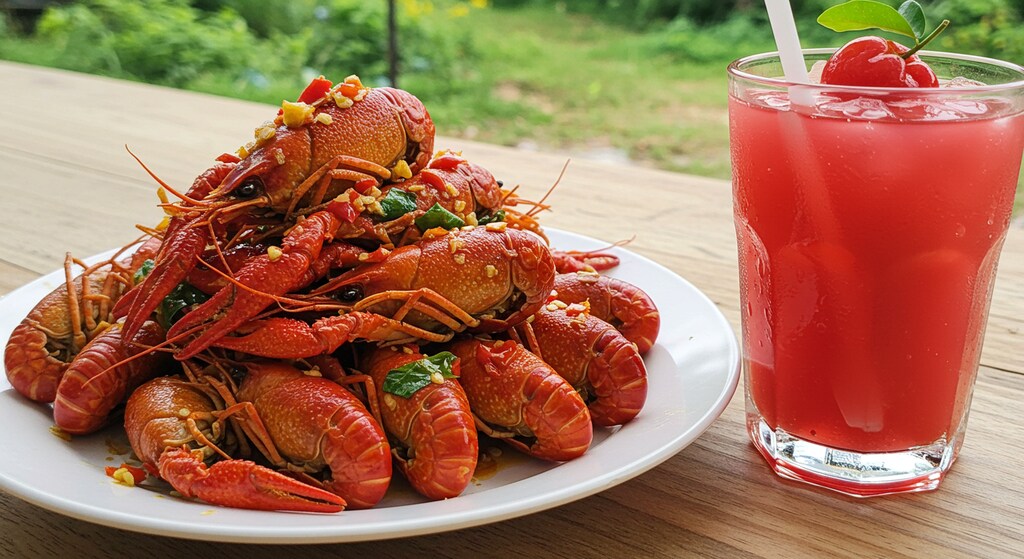 今日はザリガニの日とアセロラの日