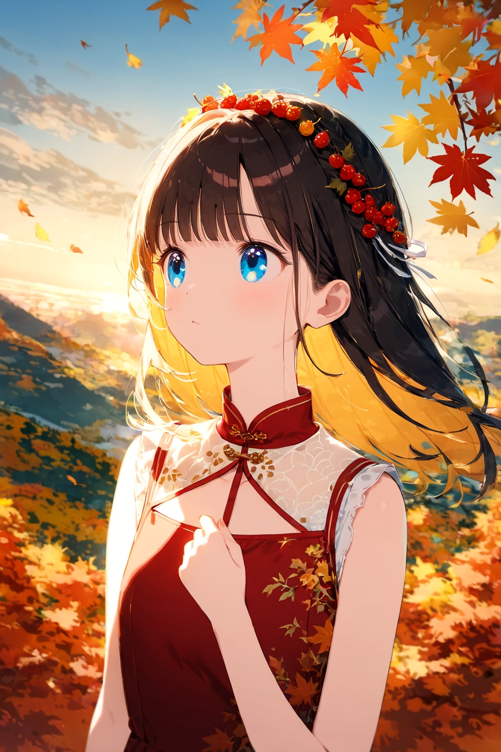 遠くを見つめて