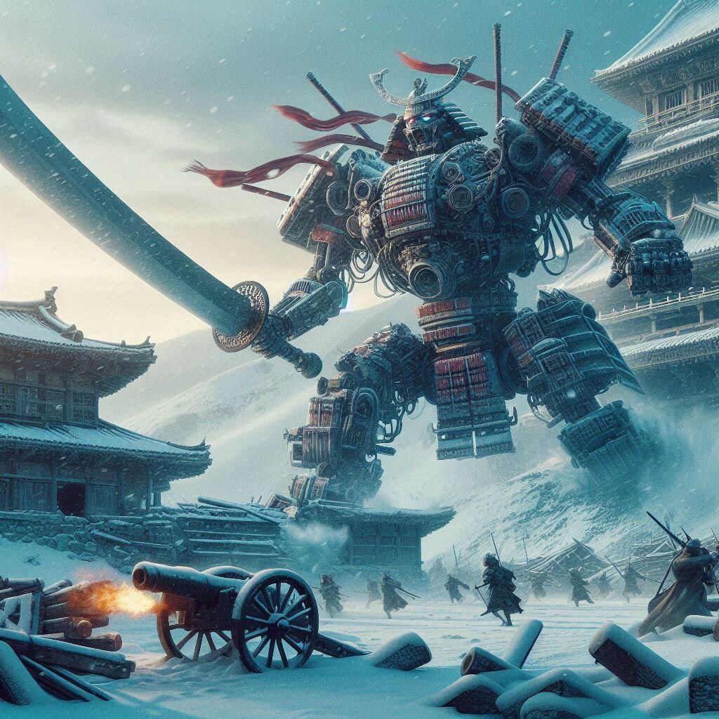 城主専用巨大甲冑『超武神』、出陣！！！