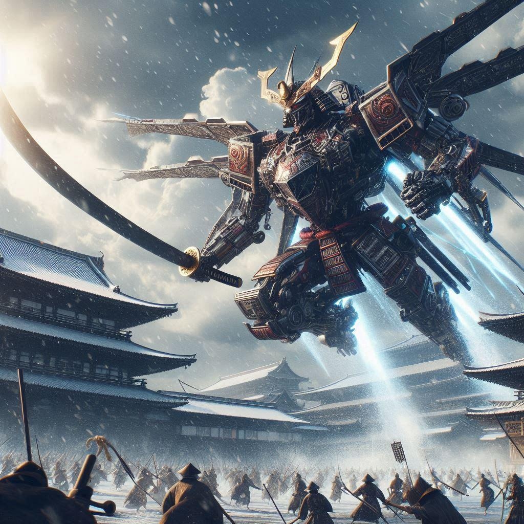 城主専用巨大甲冑『超武神』、出陣！！！