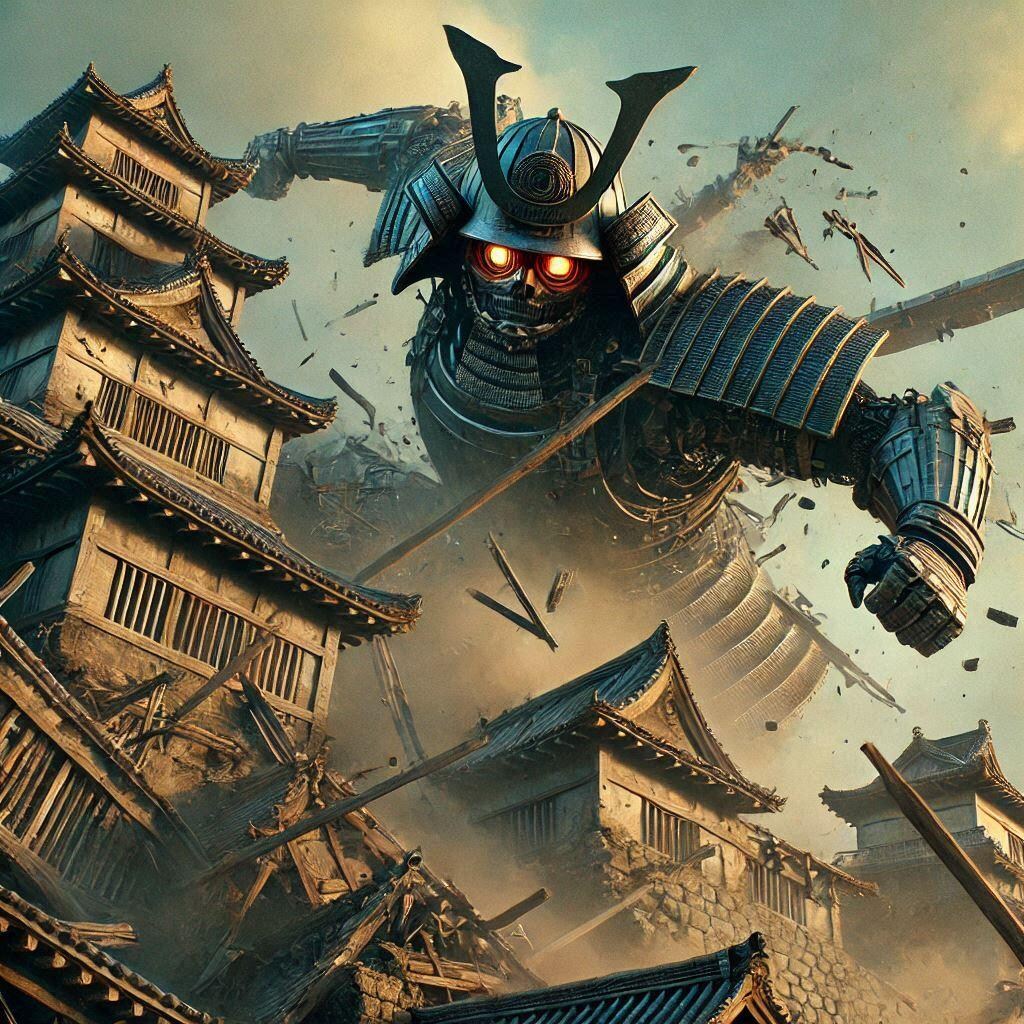城主専用巨大甲冑『超武神』、出陣！！！