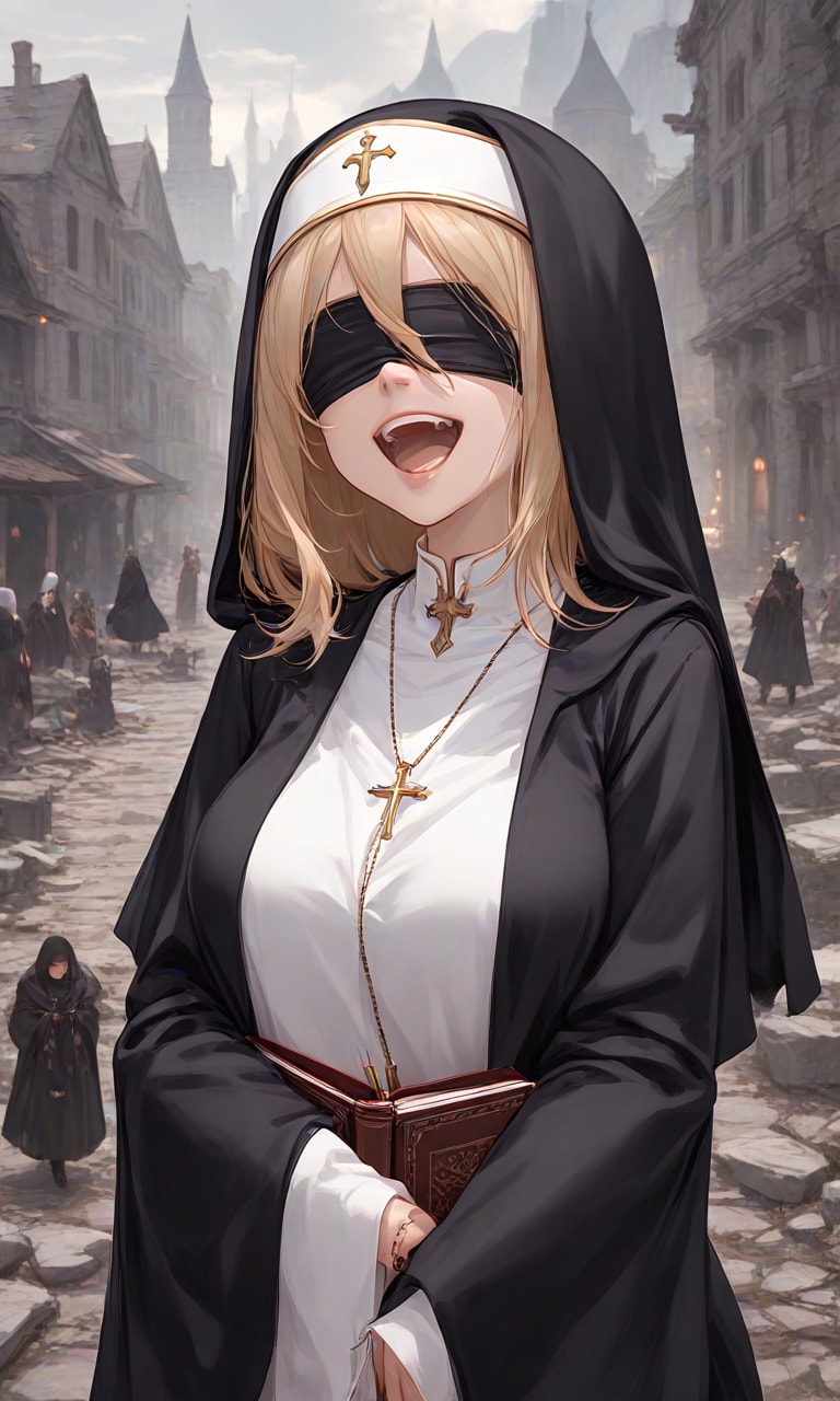 金髪ロングシスター | の人気AIイラスト・グラビア