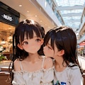 百合中学生、肩にキス 4枚目