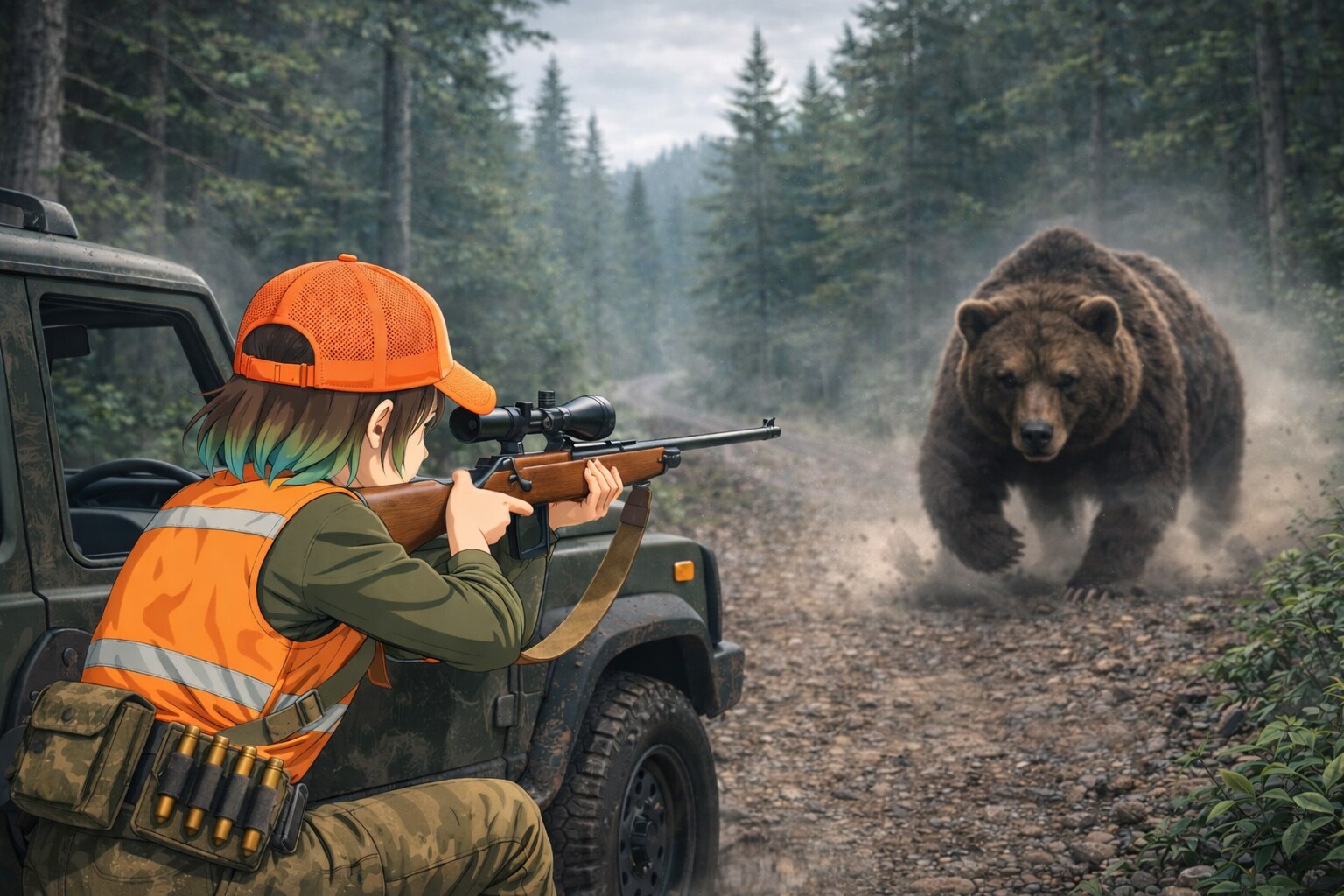 引き金まで、あと0.1秒 | の人気AIイラスト・グラビア