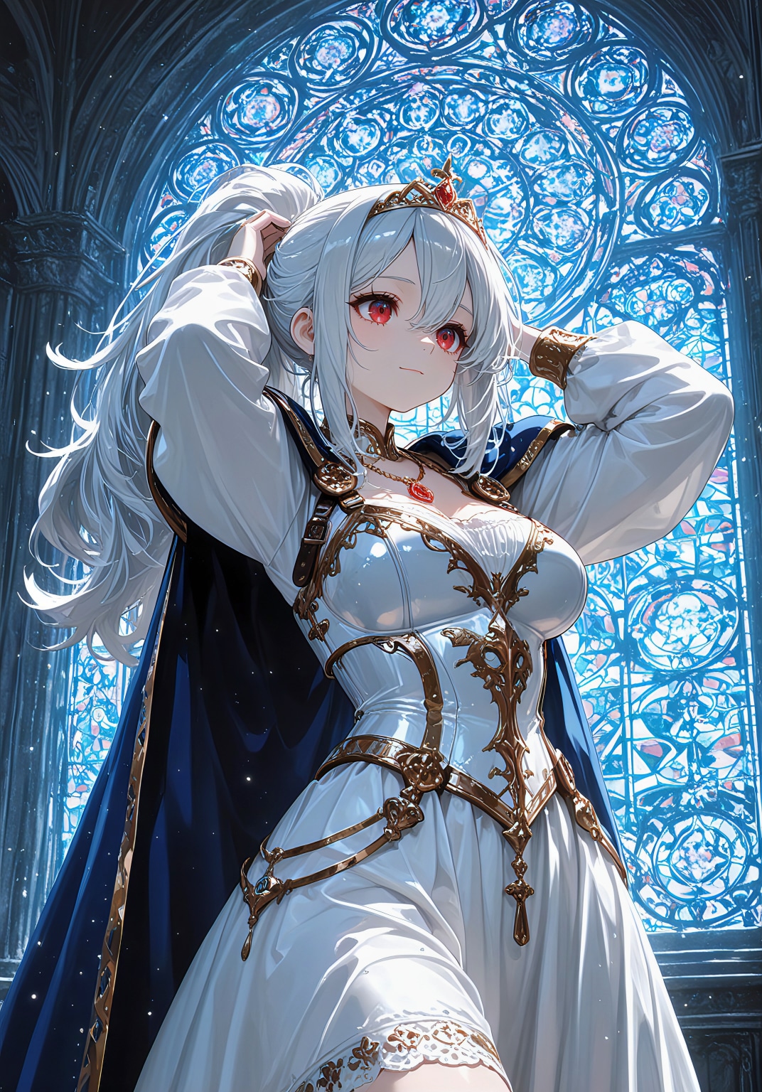 出陣前、髪を結う姫騎士 | の人気AIイラスト・グラビア