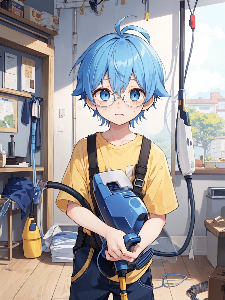 オリジナルキャラ開発中Ⅱ・川室陸の部屋掃除