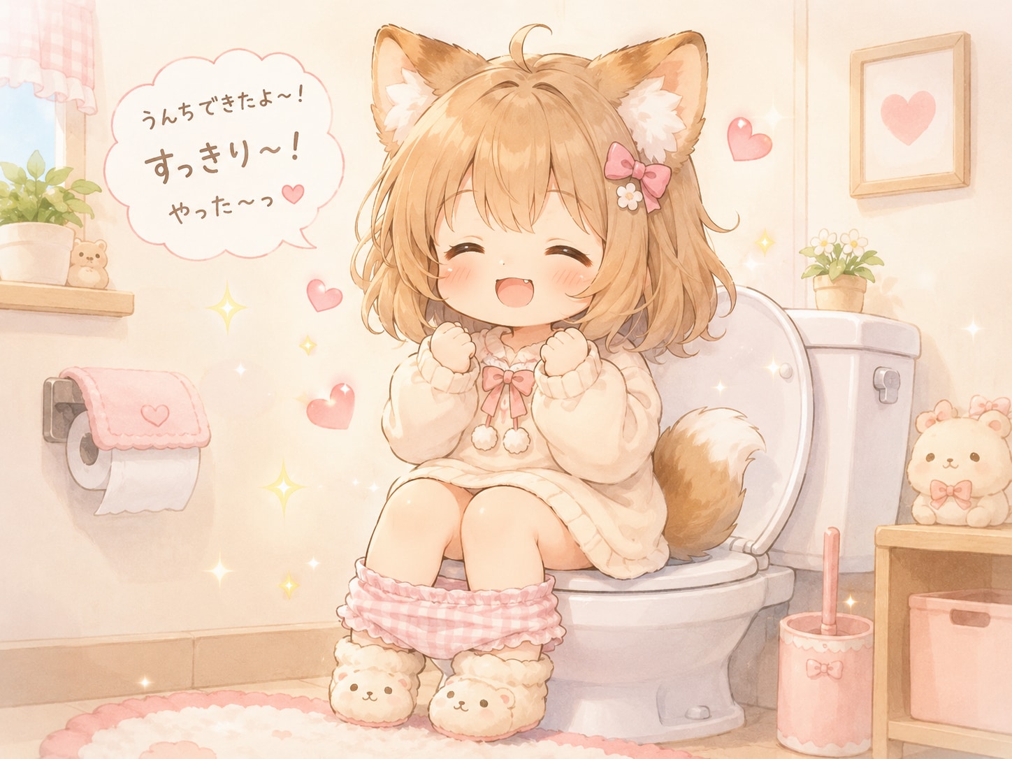 けものちゃんトイレですっきり