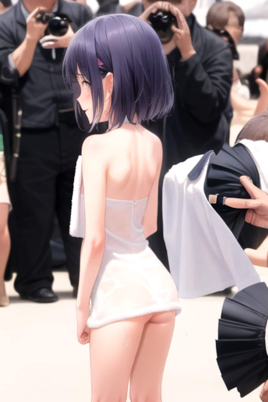 バスタオル撮影会