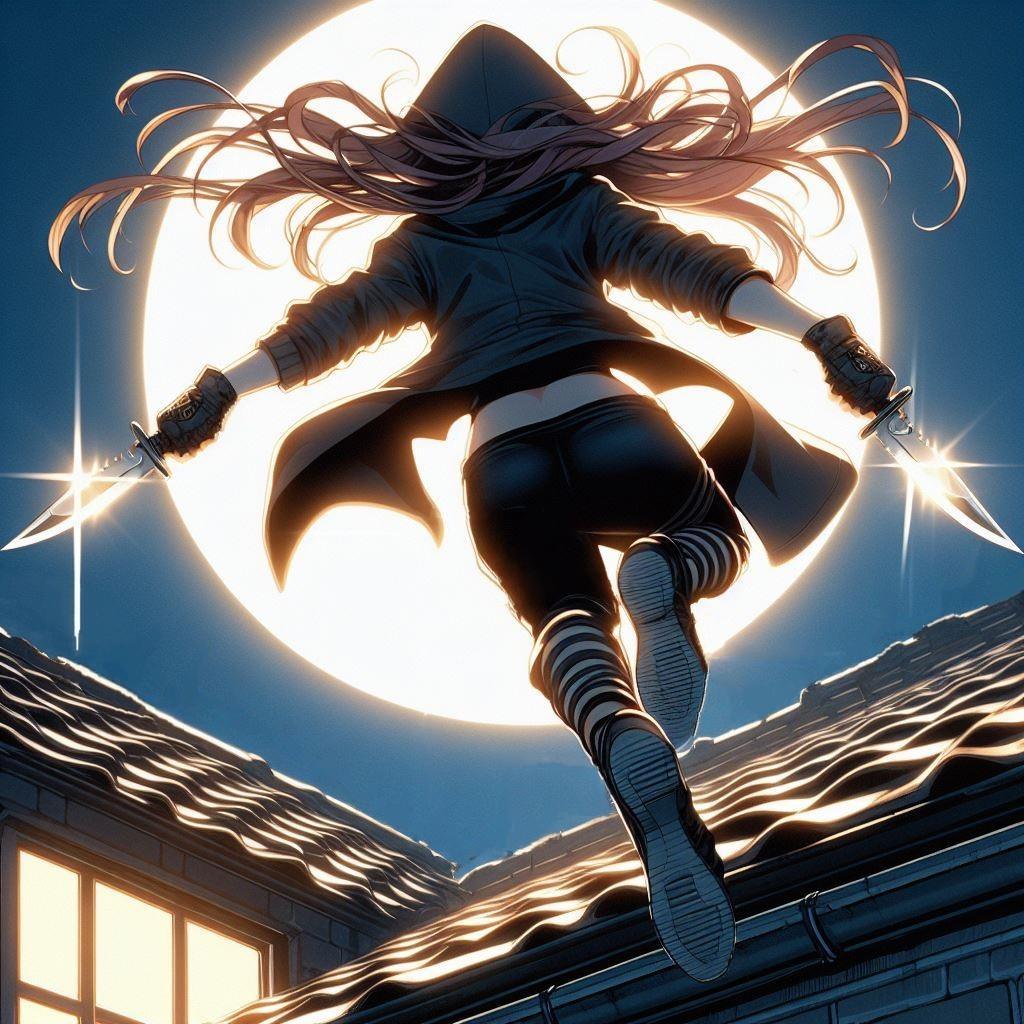 夜を駆ける盗賊