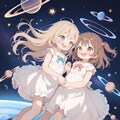 宇宙に輝く惑星 3枚目