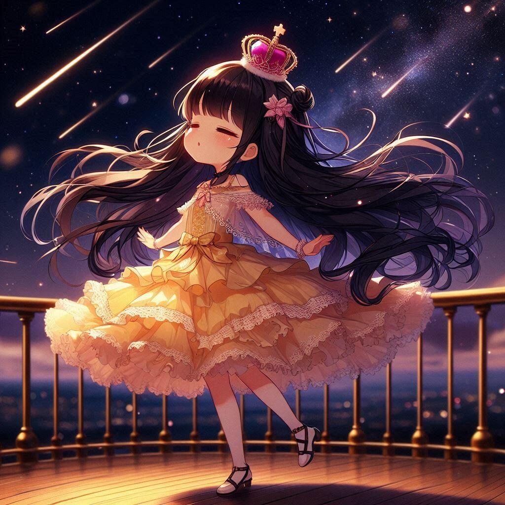 星降る夜に踊る少女