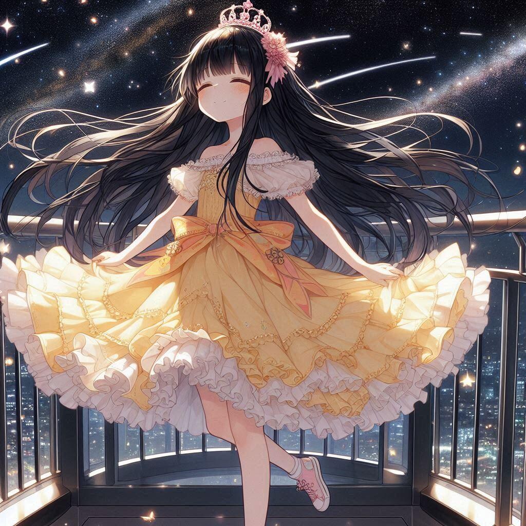 星降る夜に踊る少女