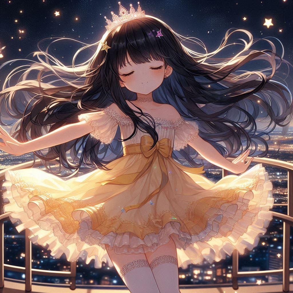 星降る夜に踊る少女