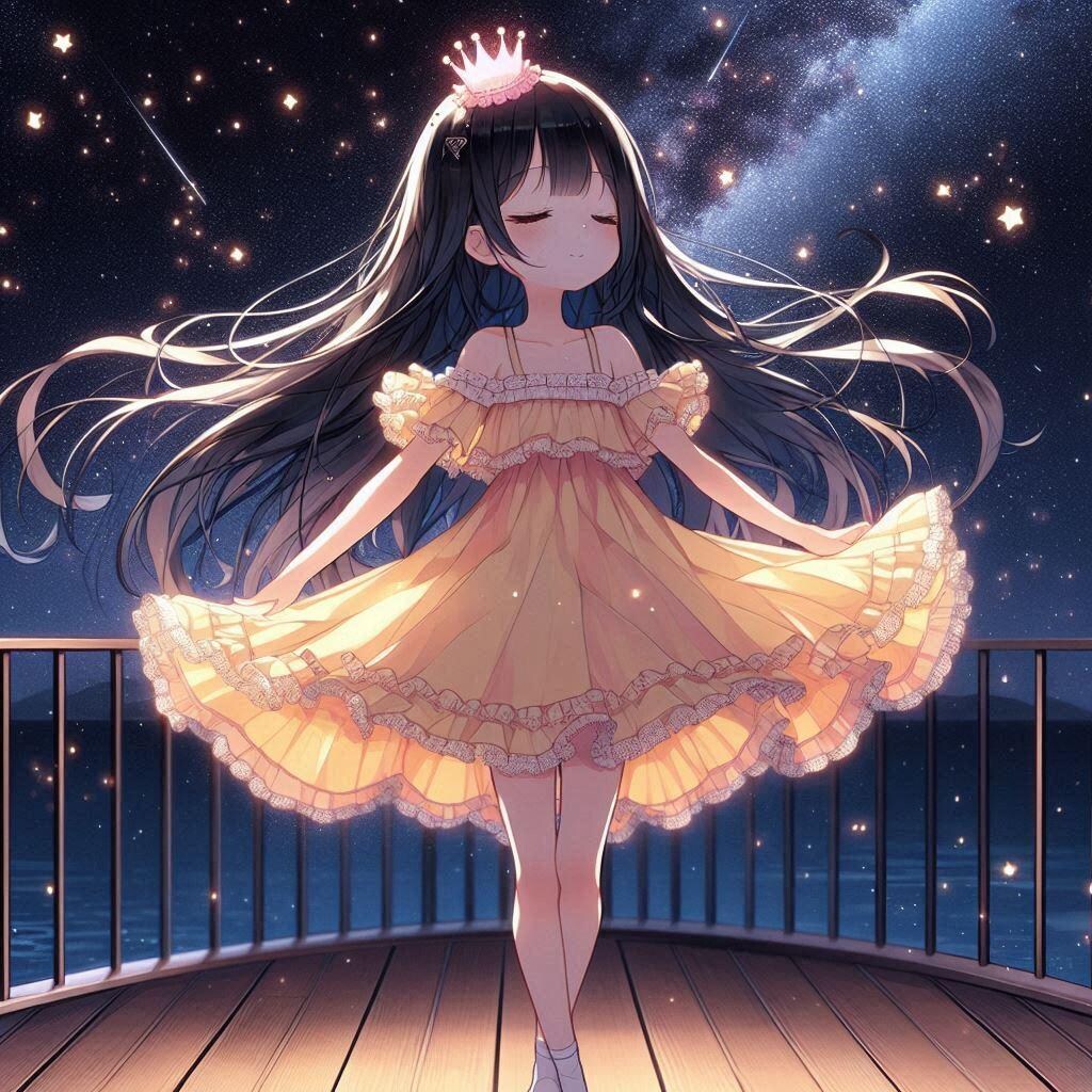 星降る夜に踊る少女