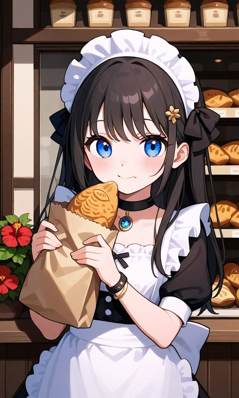 メイドさん　鯛焼き