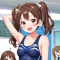 ツインテちゃんのスク水 2枚目