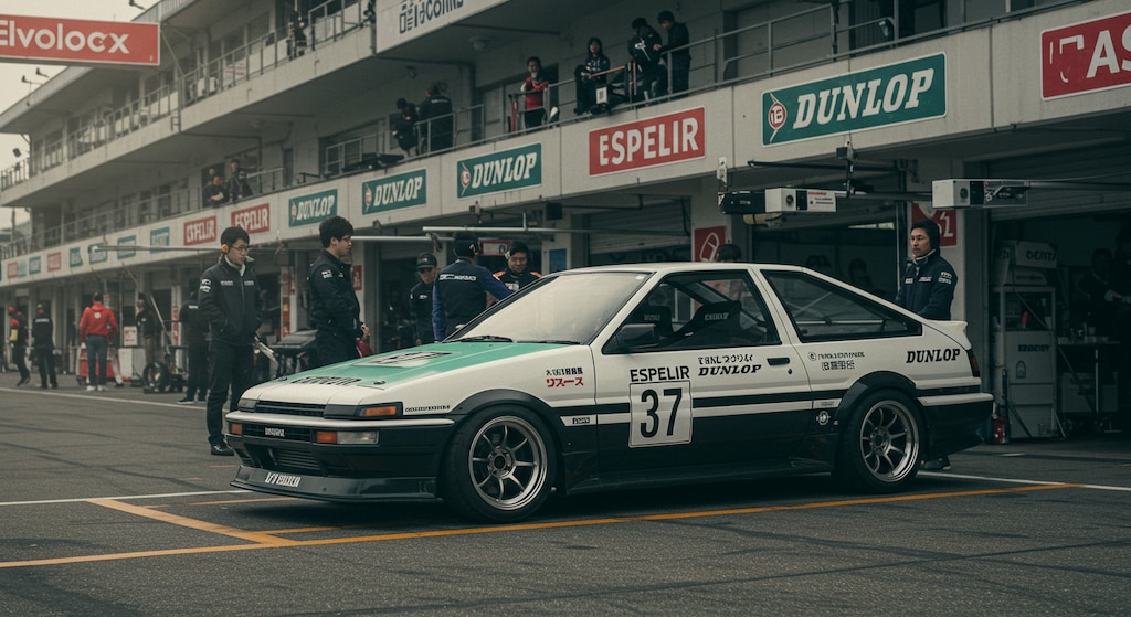 AE86レーシングカー