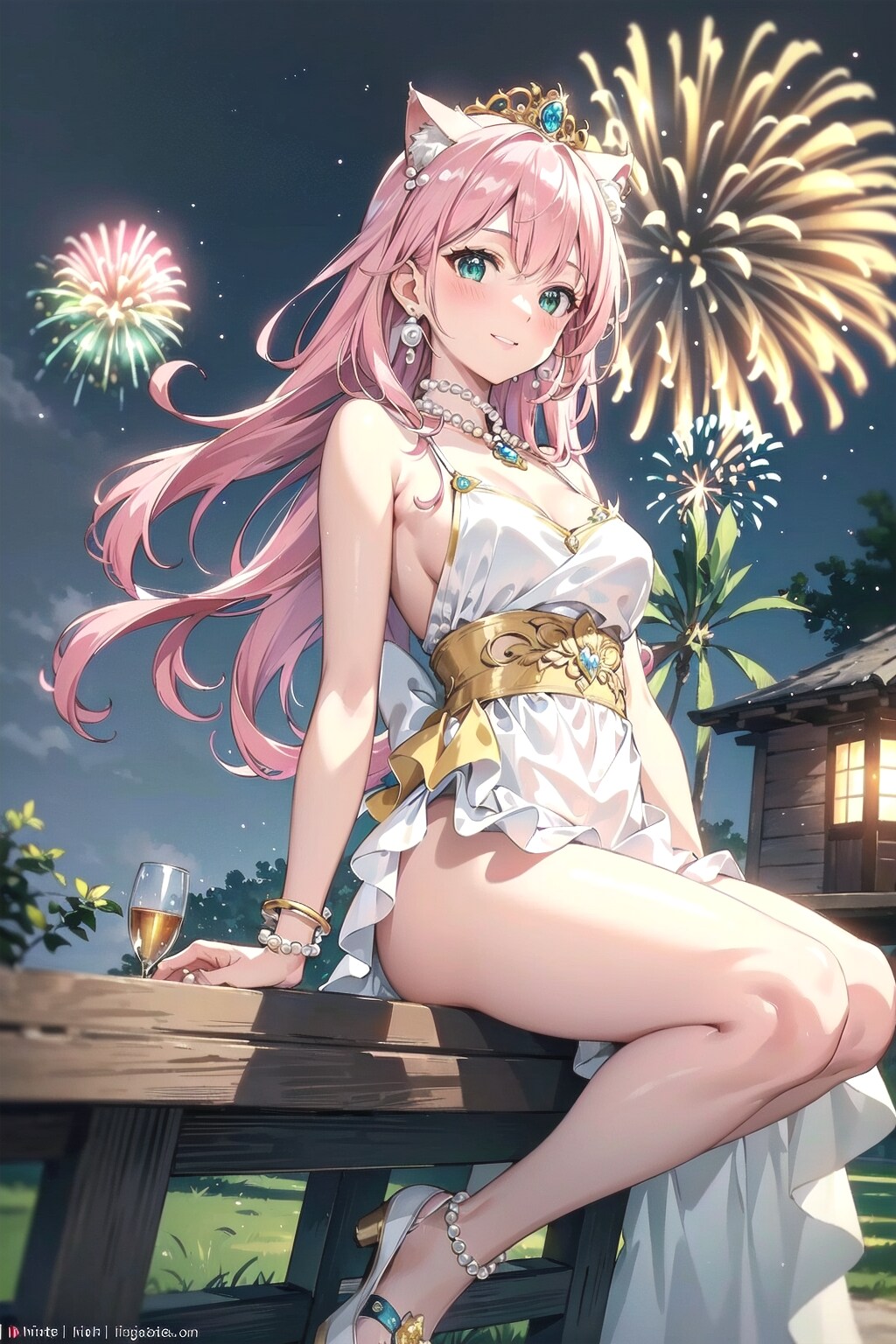猫耳の真珠姫🐱⚪️✨️
