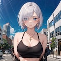 銀髪短髪クールさん_01 10枚目