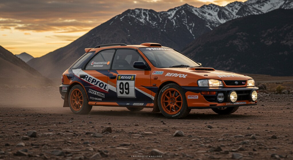 レプソルインプレッサスポーツワゴンラリーカー