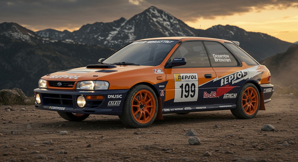 レプソルインプレッサスポーツワゴンラリーカー