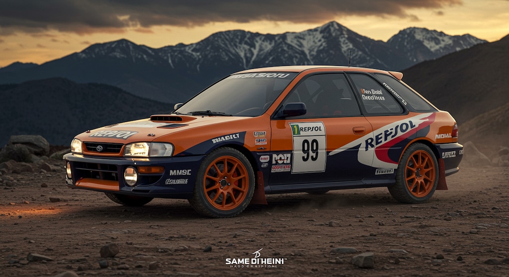 レプソルインプレッサスポーツワゴンラリーカー