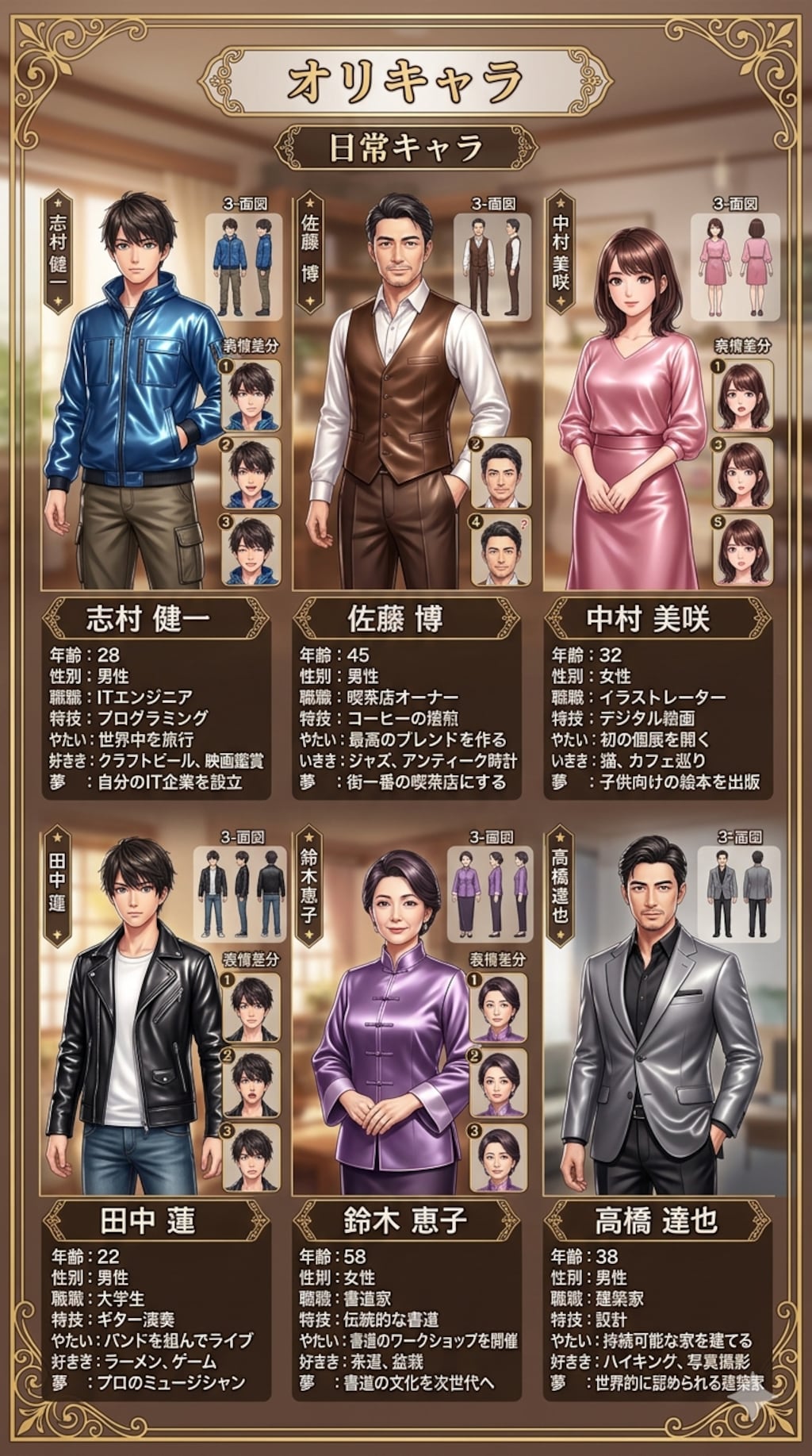 オリキャラ　日常