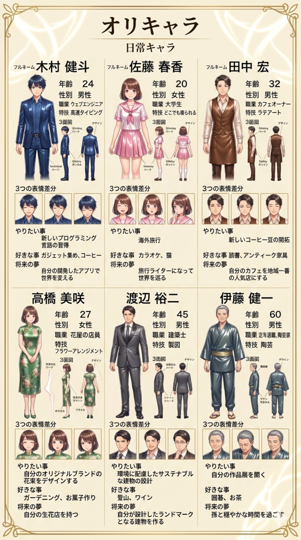 オリキャラ　日常