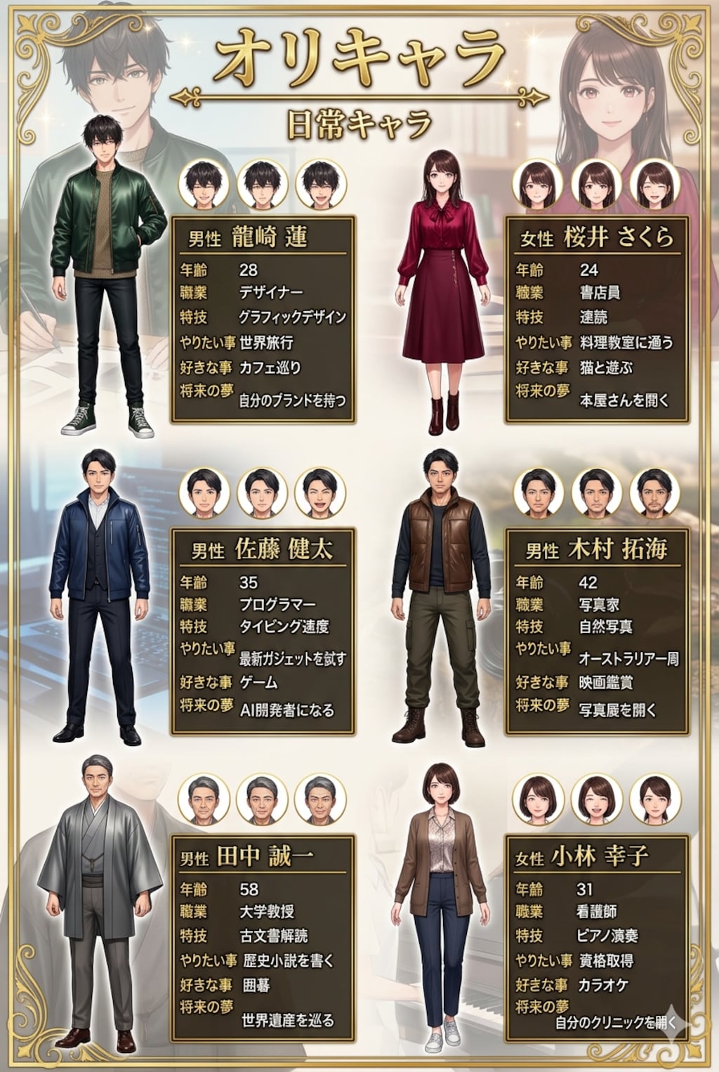 オリキャラ　日常