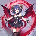 山羊角の悪魔娘 2枚目