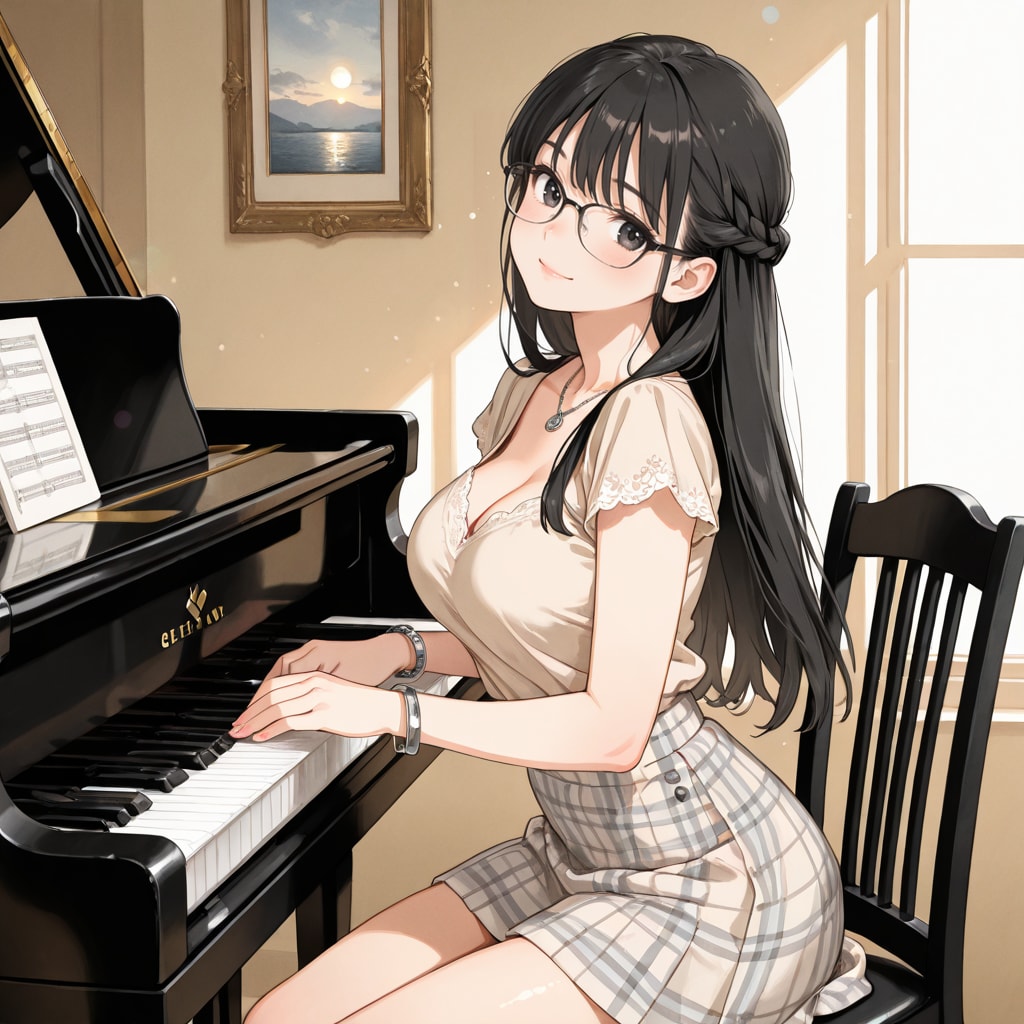 ピアノと詩織ちゃん