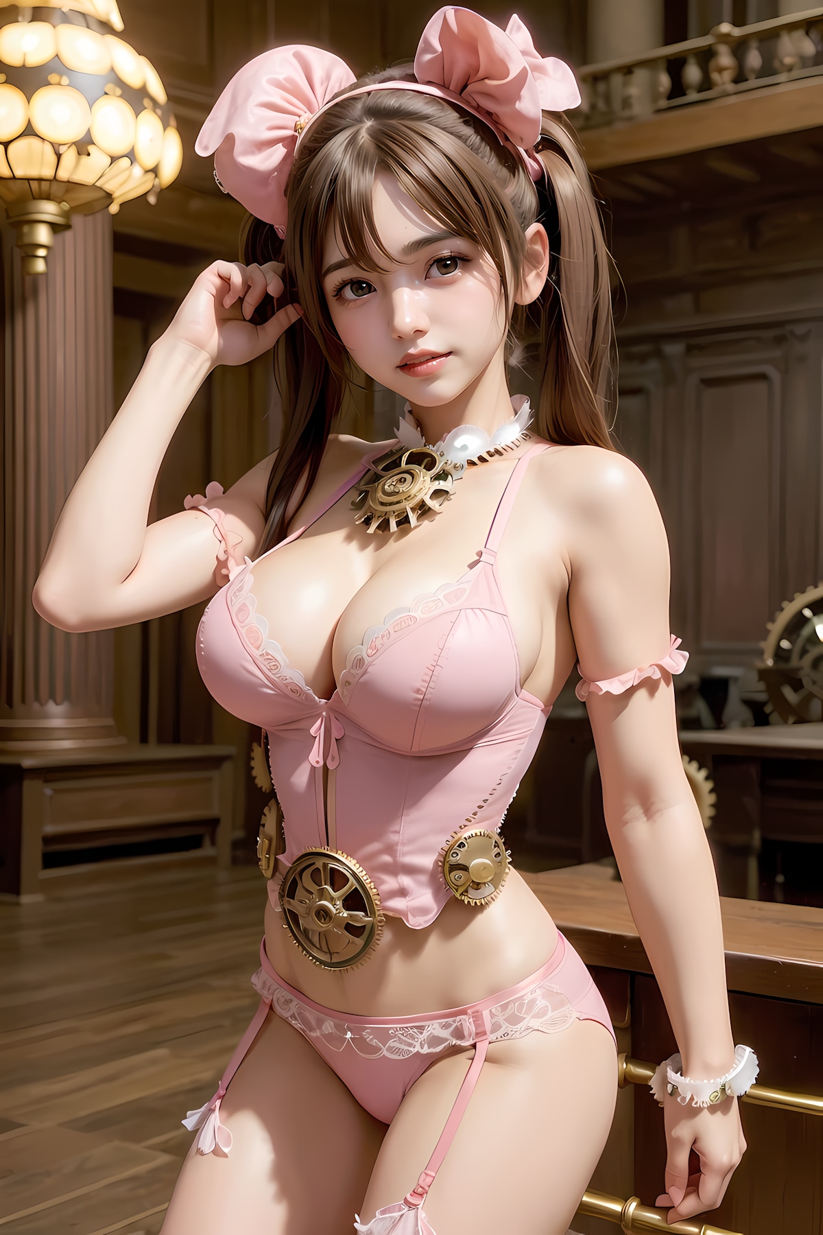 (3D)ランジェリースーツ@スチームパンク警護隊