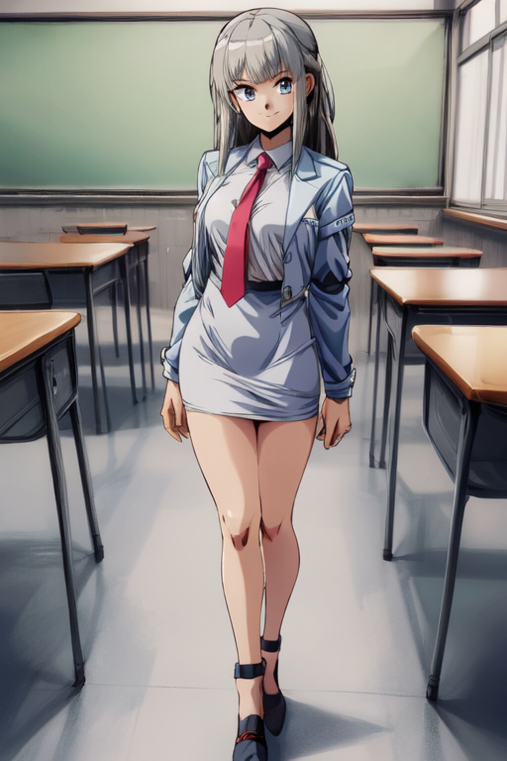 アニス先生のスーツ姿