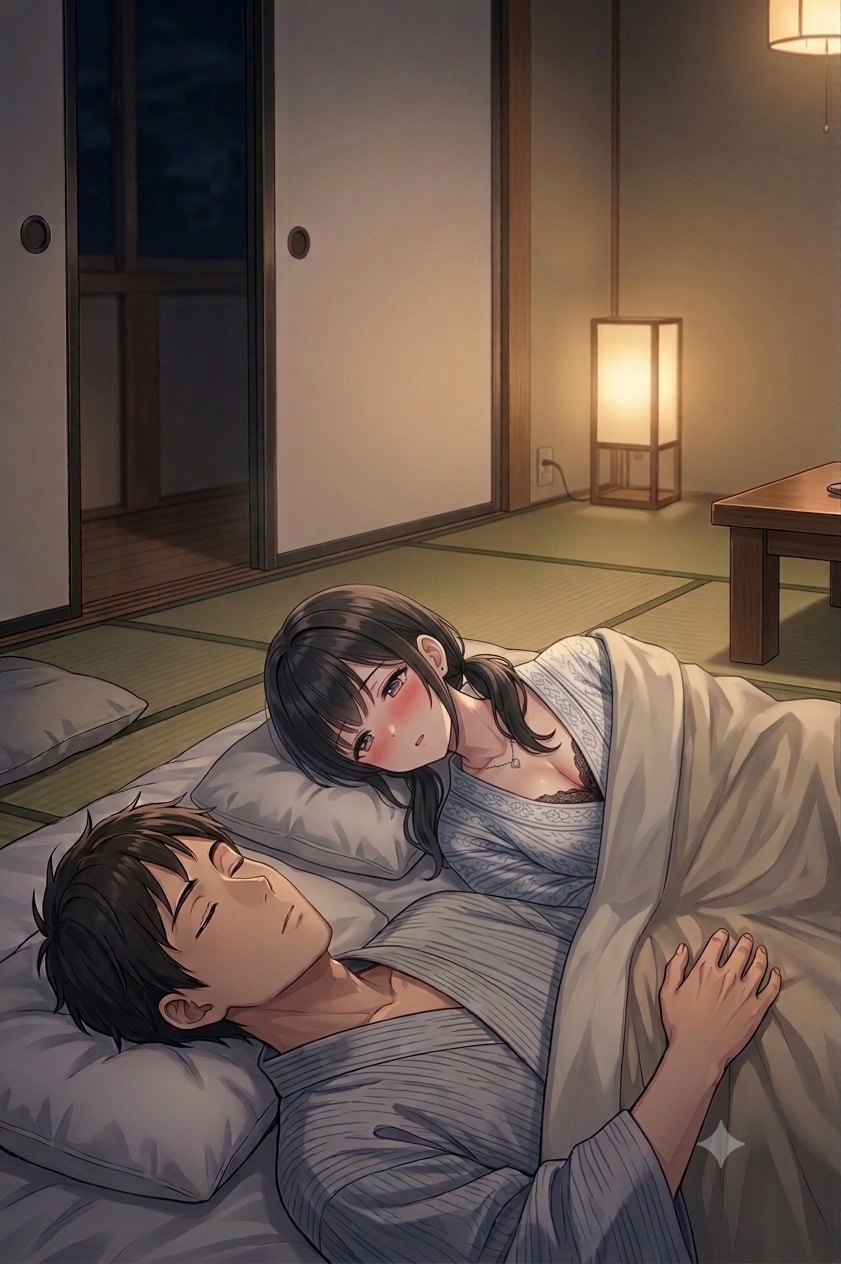【マイ】寝ている先輩を見ながら