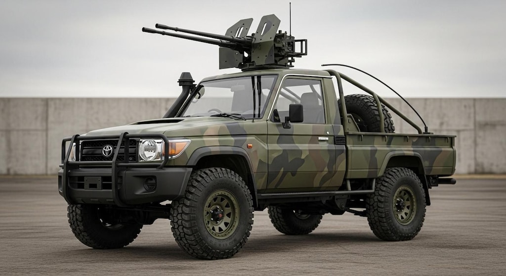 ランクル70軍用車